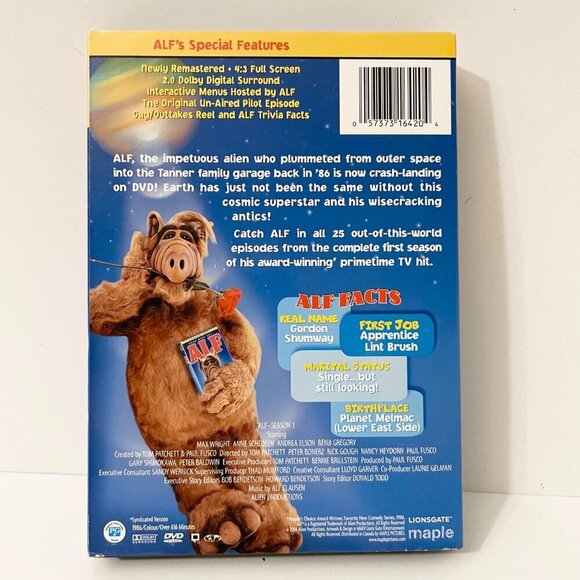 Alf Season 1 DVD Four Disc Set - Picture 2 of 16